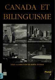 Cover of: Canada et bilinguisme