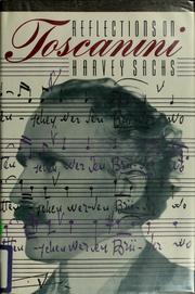 Cover of: Reflections on Toscanini by Harvey Sachs