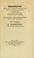 Cover of: Prospetto de' risultamenti ottenuti nella Clinica Medica di Bologna dall' anno 1823 a tutto il 1828