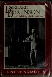 Cover of: Bernard Berenson by Ernest Samuels