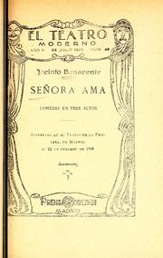 Cover of: Señora ama: comedia en tres actos