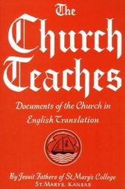 Cover of: Church Teaches by Catholic st Mary's College