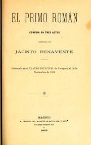 Cover of: El primo Román: comedia en tres actos