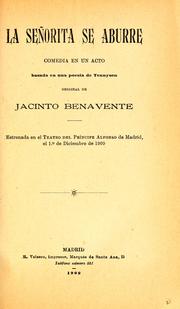 Cover of: La señorita se aburre: comedia en un acto basada en una poesía de Tennyson