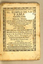 Cover of: El templo de la fama vindicado