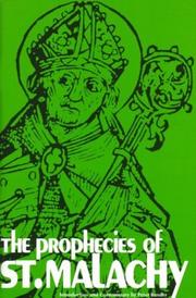 Cover of: Prophecies of St. Malachy by Peter Bander