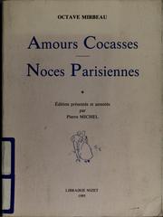Cover of: Amours cocasses: et, Noces parisiennes