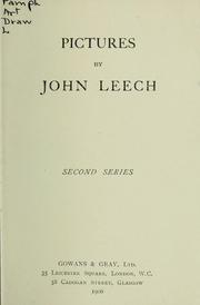 Cover of: Pictures by Leech, John