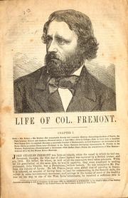 Life of Col. Fremont by Greeley, Horace