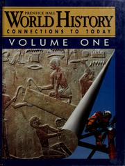 Cover of: Prentice-Hall World history: connections to today