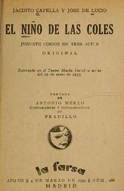 Cover of: El niño de las coles: juguete cómico en tres actos original