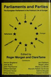 Cover of: Parliaments and Parties by Roger Morgan, Clare Tame