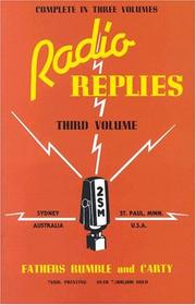 Cover of: Radio Replies
