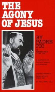 Cover of: The Agony of Jesus | Padre Pio