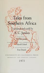Cover of: Tales from southern Africa.