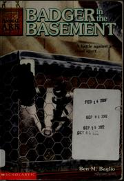 Cover of: Badger in the basement