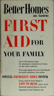 Cover of: First aid for your family. by 