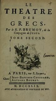 Cover of: Le theatre des Grecs