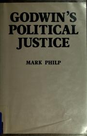 Cover of: Godwin's Political justice