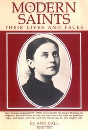 Cover of: Modern saints: their lives and faces