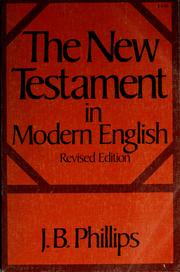 Cover of The New Testament in modern English