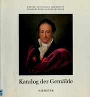 Cover of: Katalog der Gemälde