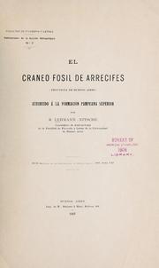 Cover of: El cráneo fósil de Arrecifes: (Provincia de Buenos Aires) : atribuído a la formación pampeana superior