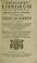 Cover of: Catalogus librorum bibliothecae admodum rev. et amplissimi domini Nicolai Kerpen ...