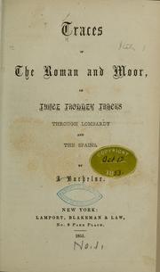 Cover of: Traces of the Roman and Moor