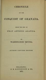 Cover of: Chronicle of the conquest of Granada by Washington Irving, Washington Irving