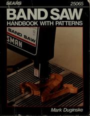 Cover of: Sears band saw handbook with patterns