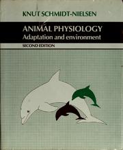 Cover of: Animal physiology: adaptation and environment