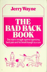 Bad back book by Wayne Jerry