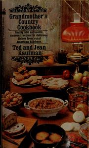 Cover of: Grandmother's country cookbook