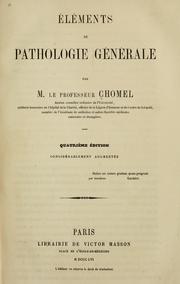 Cover of: Éléments de pathologie générale