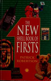 Cover of: The new shell book of firsts