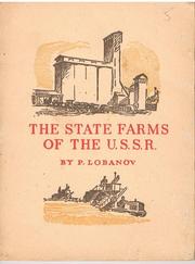 Cover of: The state farms of the U.S.S.R.