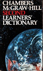 Cover of: Chambers McGraw-Hill Second Learners' Dictionary