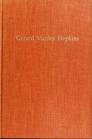 Cover of: Gerard Manley Hopkins by Paddy Kitchen