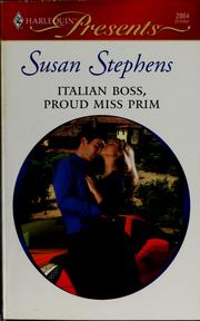 Italian Boss, Proud Miss Prim by Susan Stephens