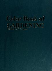 Cover of: Color book of gardening