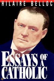 Cover of: Essays of a Catholic