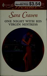 Cover of: One Night with His Virgin Mistress by Sara Craven