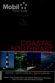 Cover of: Coastal Southeast 2008: Mobil travel guide