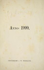 Cover of: Anno, 1999