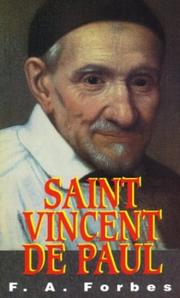 Cover of: St. Vincent de Paul