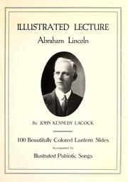 Cover of: Illustrated lecture, Abraham Lincoln