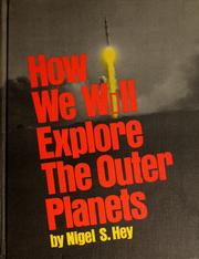 Cover of: How we will explore the outer planets