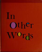 In other words by Greet, William Cabell, Andrew Schiller, William A. Jenkins