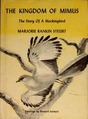 Cover of: The kingdom of Mimus by Marjorie Rankin Steurt